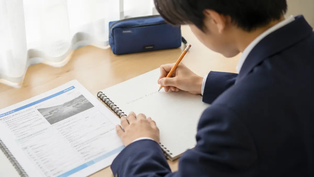 QUESTIONを短い日本語の一文に直してから英作文を書く生徒