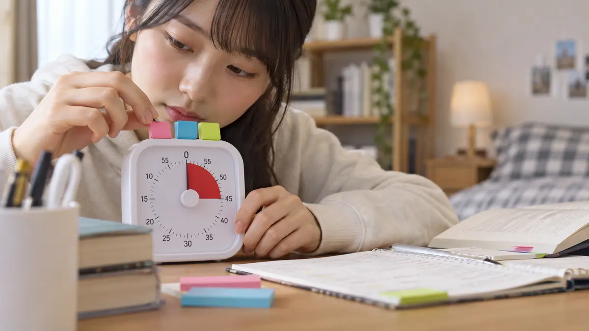 英検準2級ライティングの時間配分を組み立てる学習場面