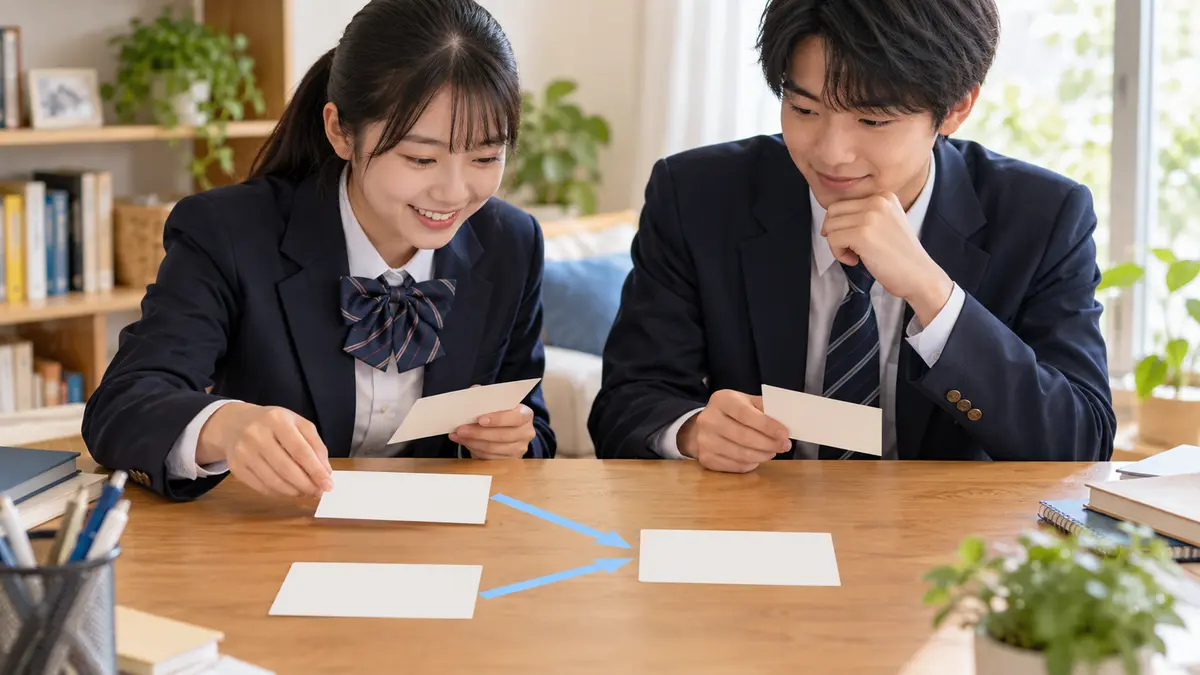 二つの要点を一文にまとめる言い換え練習