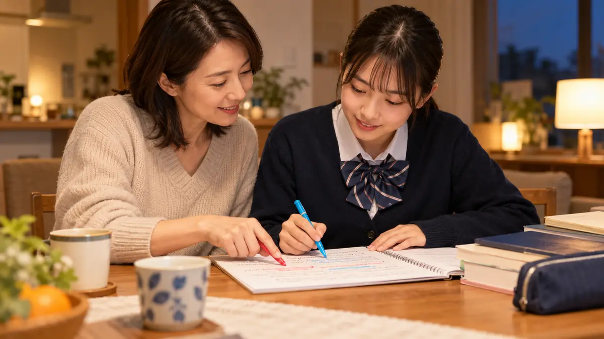 英検2級の要約を親子で確認する家庭学習